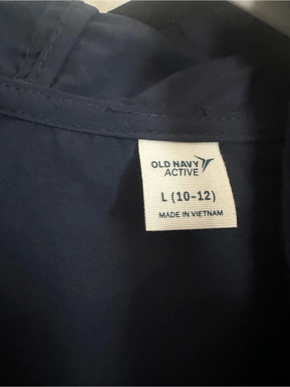Old Navy Zip-Up Hooded Jacket- Navy